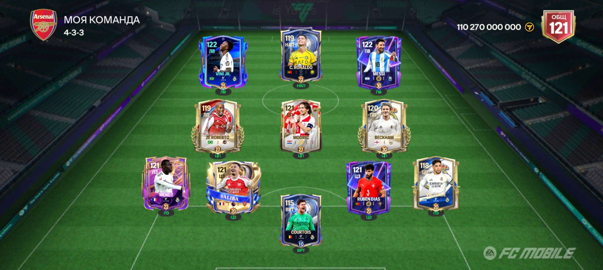 продажа аккаунта к игре FIFA Mobile